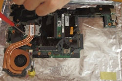 Removing the heatsink