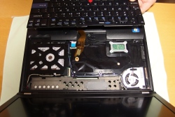 Follow the hardware maintenance manual (HMM) for the motherboard replacement