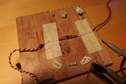 A neat test-bed for oscilloscope measurements.